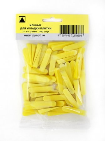Клинья для плитки  7х8х38 мм ( 100 шт.)  80